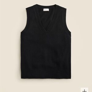 NWT - J. Crew 100% Cashmere V-Neck Sweater Vest - M